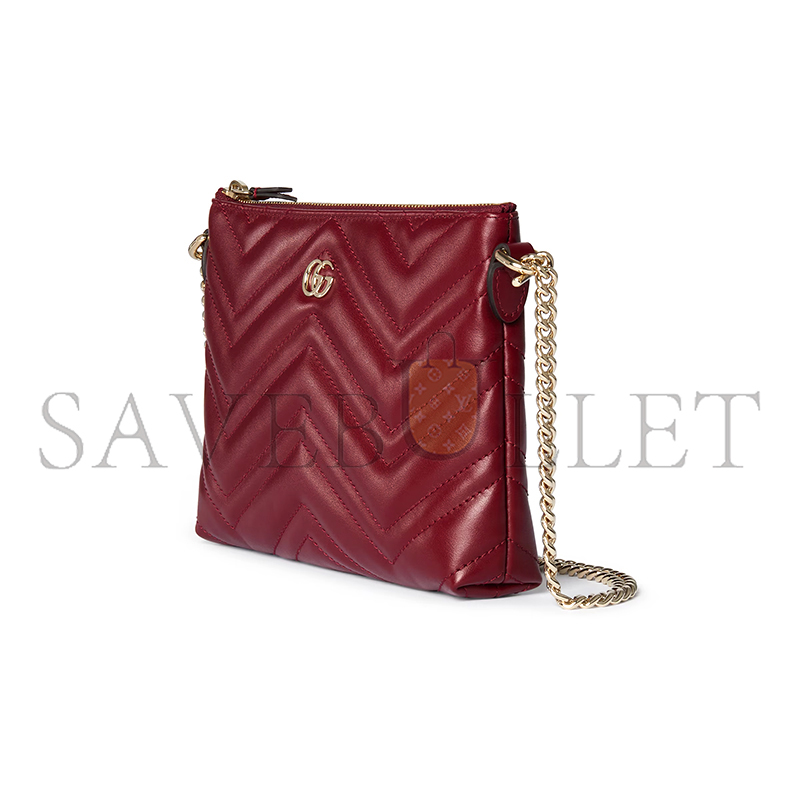 GUCCI GG MARMONT POCHETTE WITH CHAIN 837742 (21*15*3.5cm) GUCCI GG MARMONT POCHETTE WITH CHAIN 837742 (21*15*3.5cm)